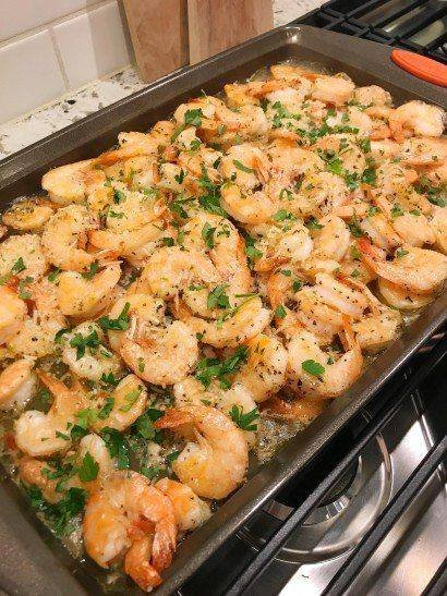 Garlic Parmesan Roasted Shrimp